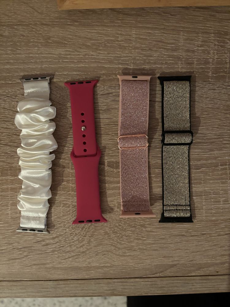 Нови каишки за Apple watch еластични / блестящи / гумени