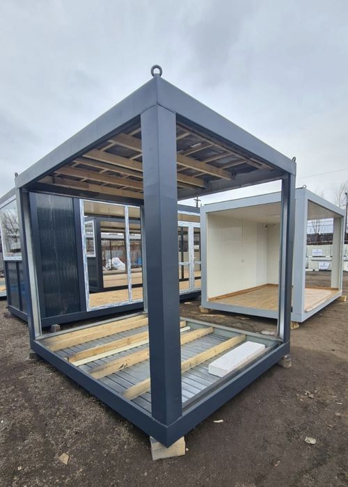 Vand container Modular Birou Terasa cadre metalice Birou