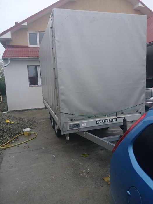 Remorca auto axa dubla humer