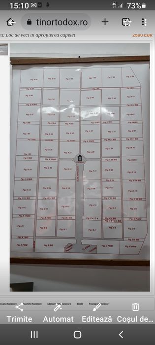 Vând Concesiunie loc de veci în Cimitirul Colentina.