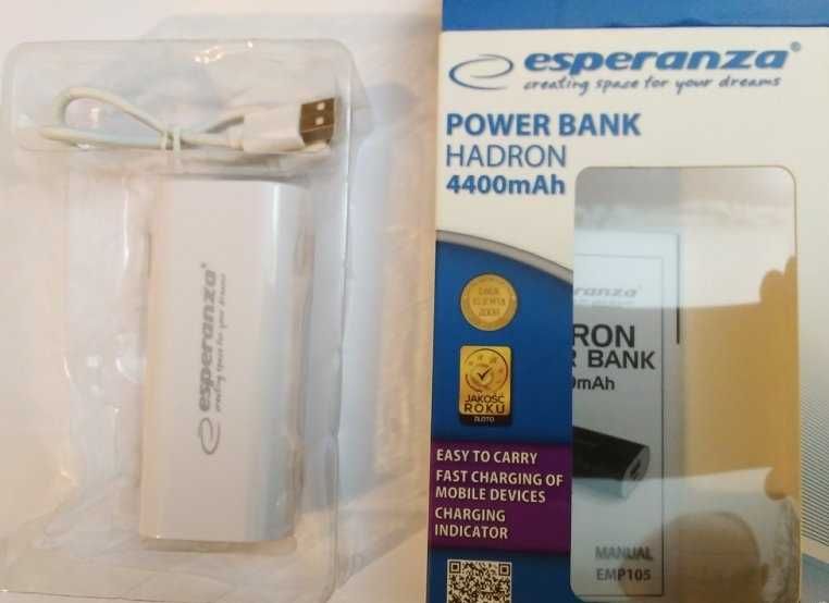 Нова! Преносима батерия Esperanza 4400 mAh