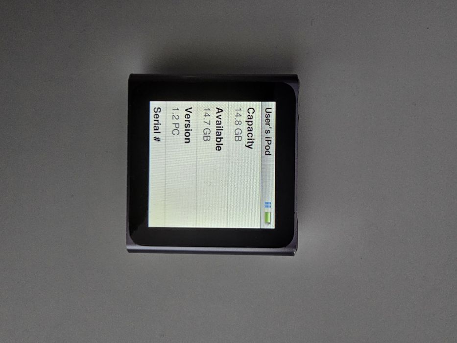 Apple Ipod nano 6th generation 16GB grey color