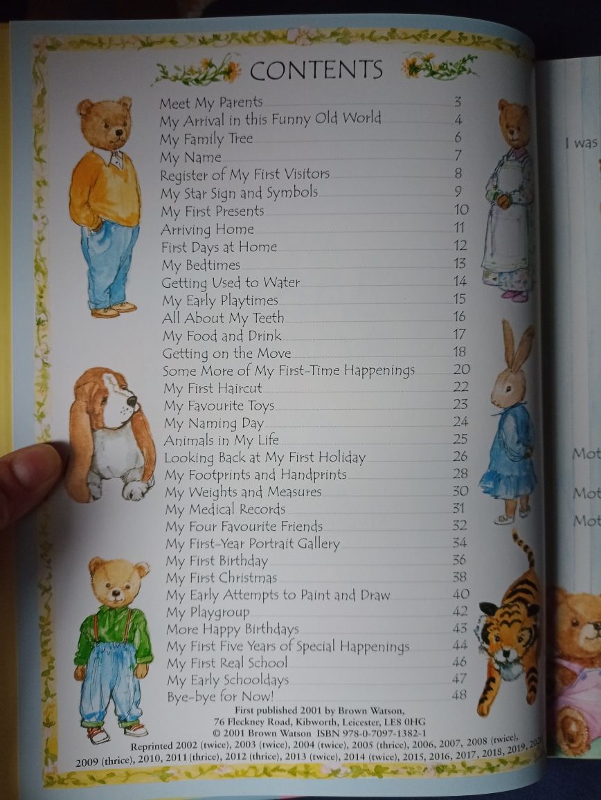 My Baby Book " primele poze al bebelușului" in engleza
