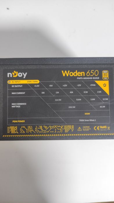Sursă 650W 80+ Gold
