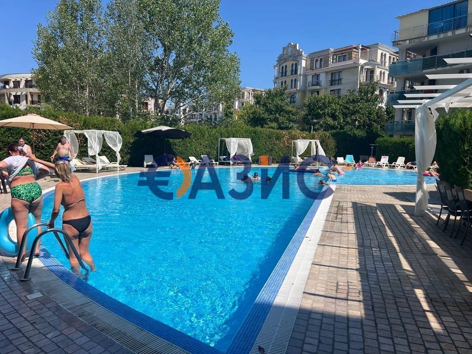 Апартамент с 1 спалня с ниска такса поддръжка в "Синя Перла", Слънчев