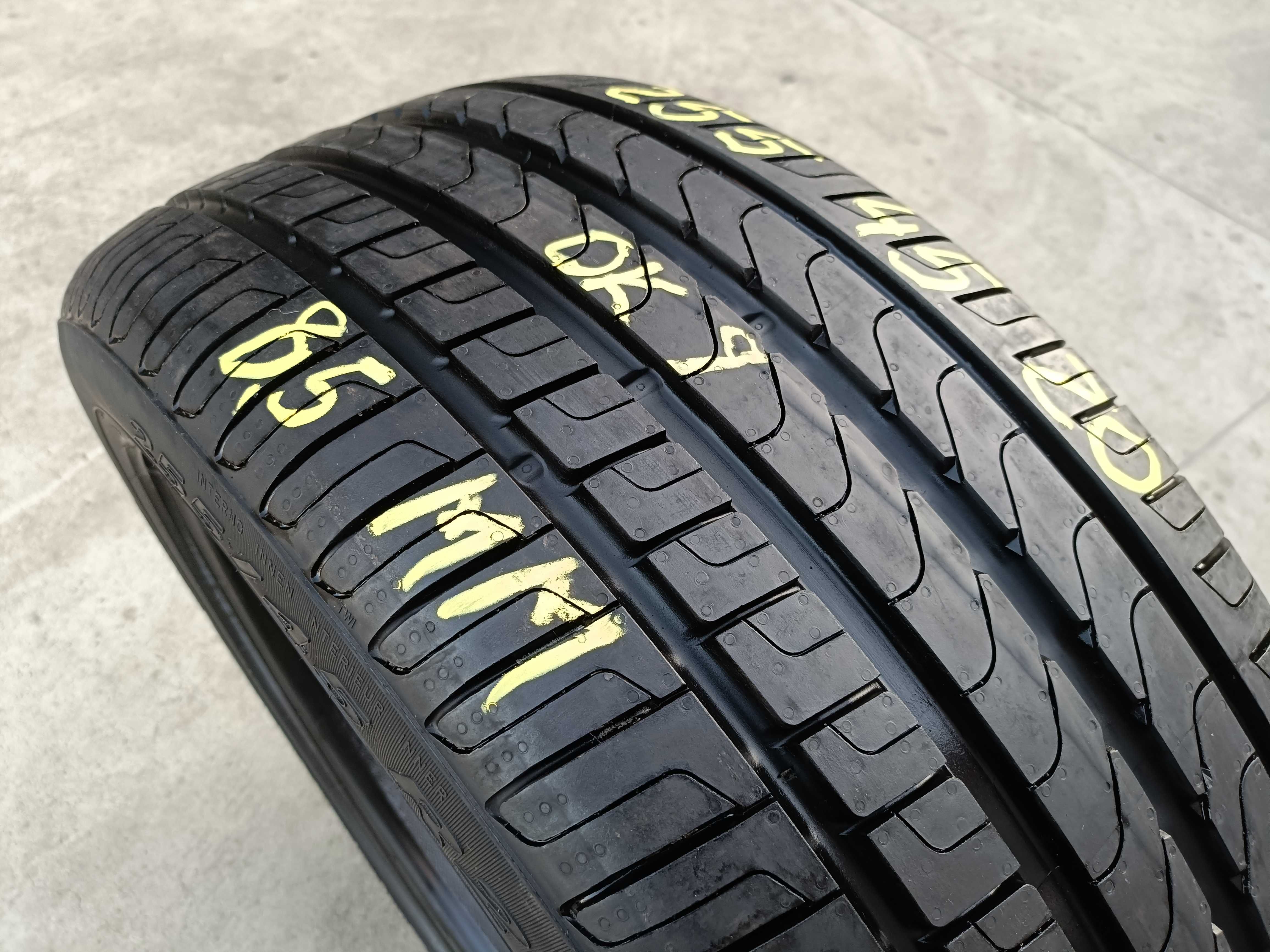 O anvelopa vara 255 45 20 pirelli scorpion verde profil 8,5 mm