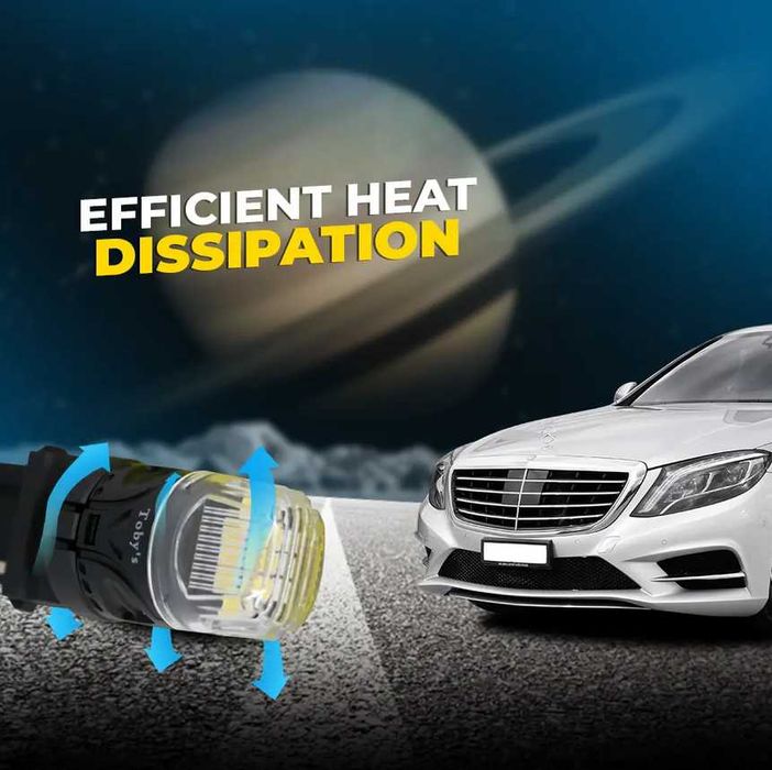 Комплект 2 LED крушки-T20, 21W, 16 SMD една светлина.