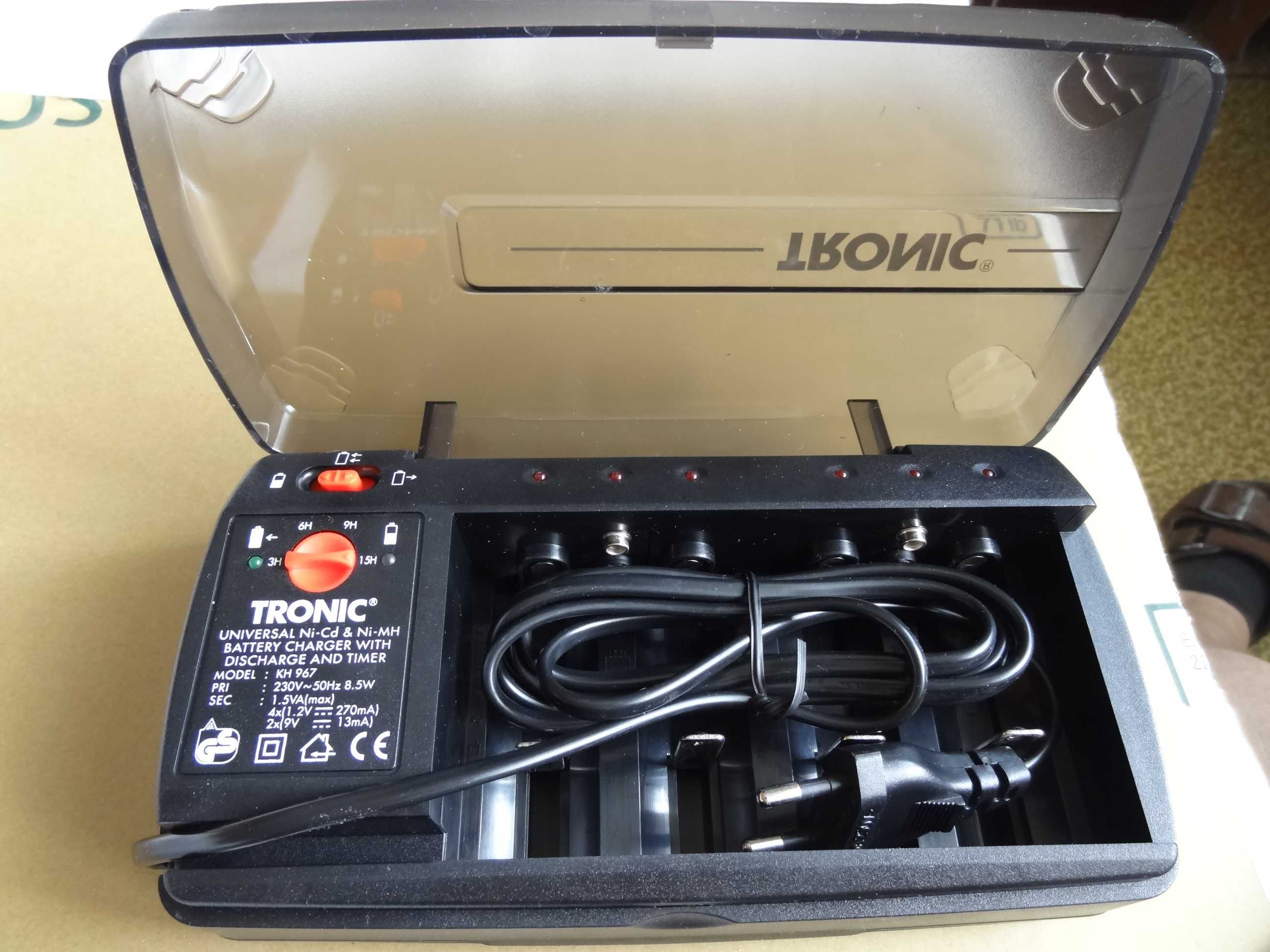 Устройство TRONIC за зареждане на 
 батерии   1.2 v АА, ААА и 9 v.