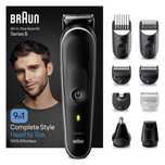 Aparat de tuns multifunctional Braun MGK5420, Wet&Dry, 9-in-1