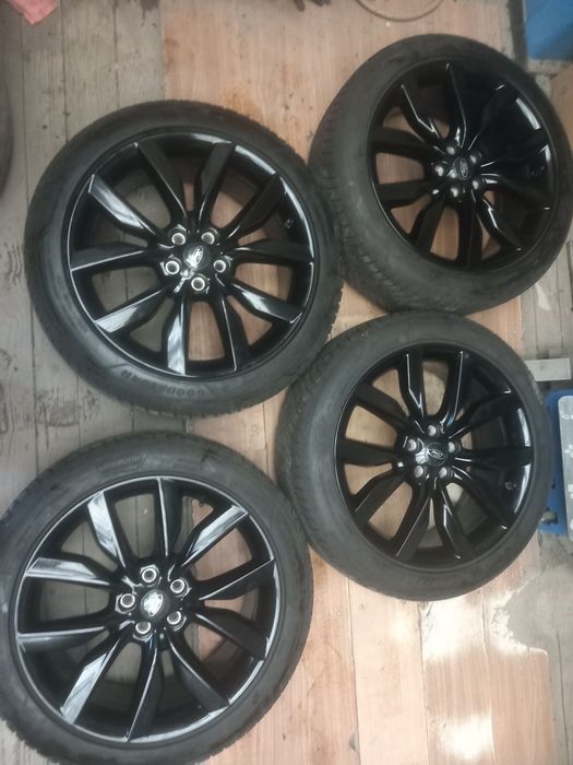 Jante ford kuga r19 5x108 et 52.5 anvelope de iarna 235 45 19