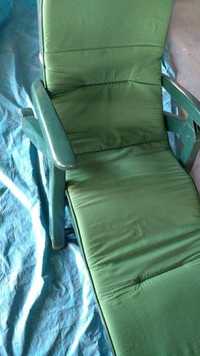 Шезлонг (лежак для отдыха) в комплекте с матрасом