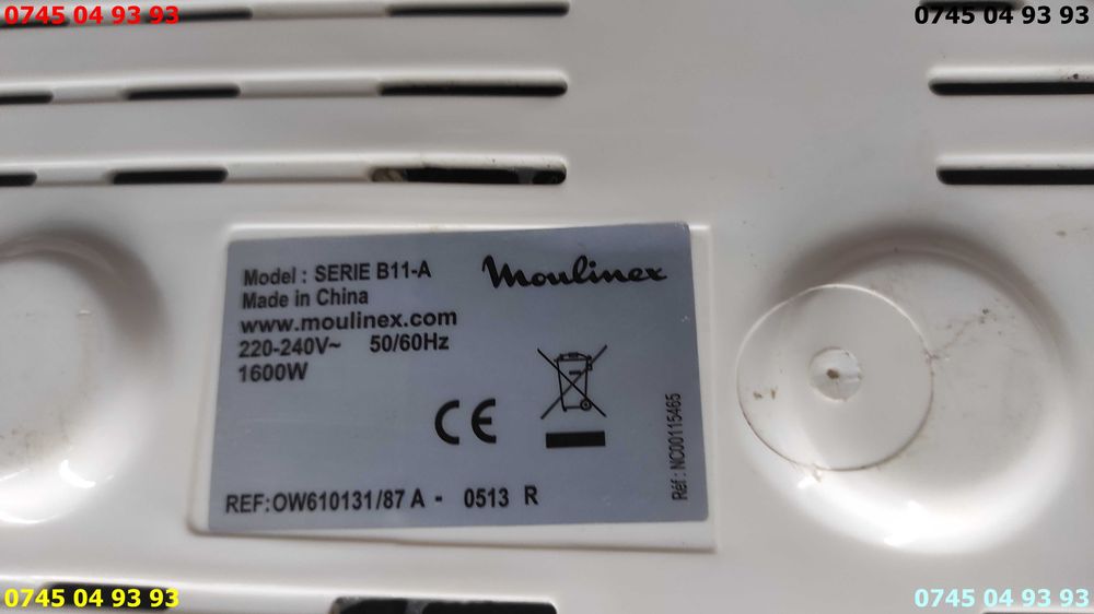 masina de paine Moulinex B11 OW610131 cuva si cuva baghete fara palete
