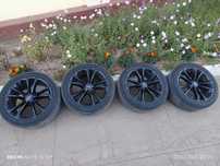 Vând jante 5x112 cu cauciucuri de vară 225/45/r17