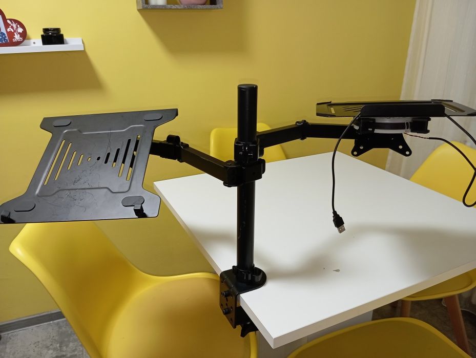 Suport dublu laptop DJ