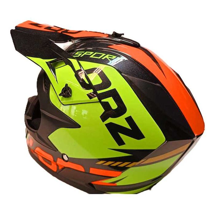 Кросова каска ORZ Sport, Full Face, DOT, Размер: S -Вело, Мото, Скутер