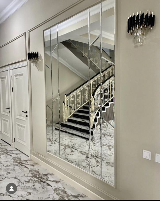 Зеркало, Зеркало с подсветкой, зеркало с  рамкой, состаренное зеркало