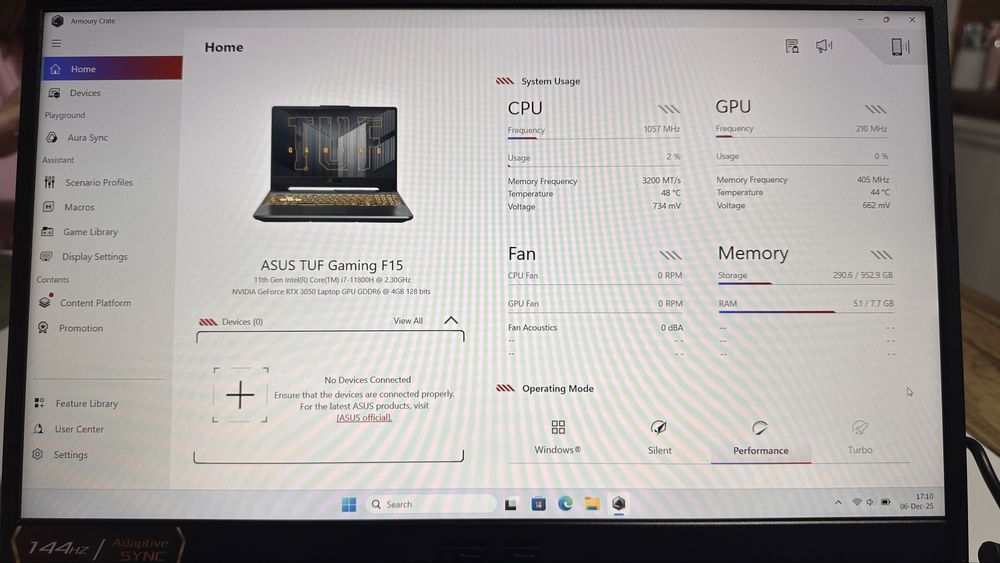 laptop Asus TUF gaming F15