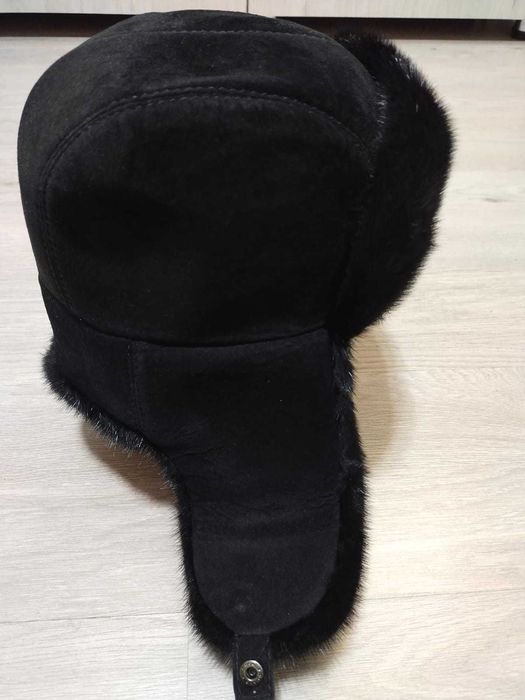 Шапка ушанка норковая в идеальном состоянии