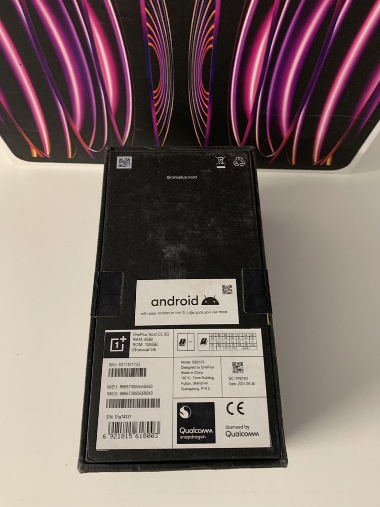 Oneplus nord CE 5G, 128gb, 8gb Ram, sigilat, transport inclus