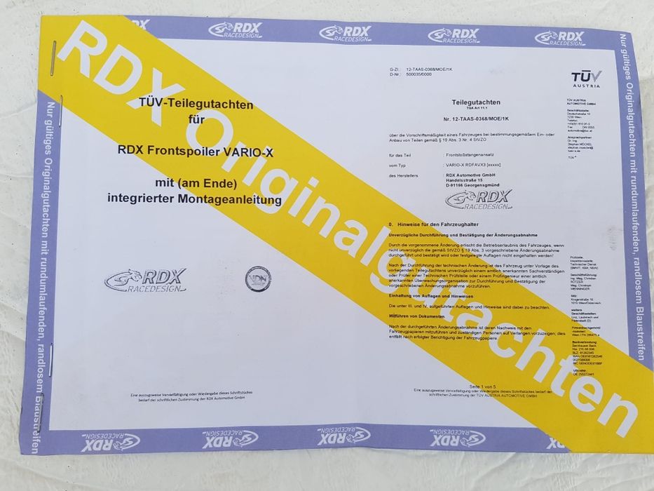 Spoiler sub bara fata BMW X3 G01 X4 G02