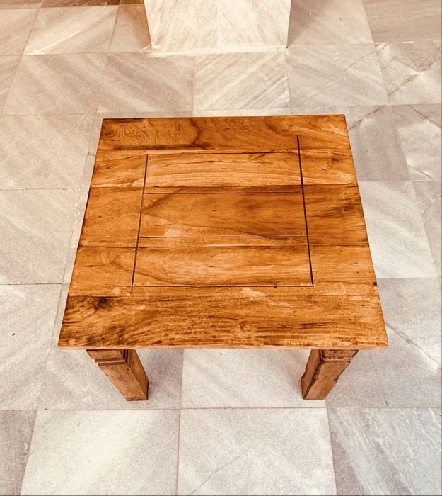 Уникална ръчно изработена масивна дървена маса  от мангово дърво