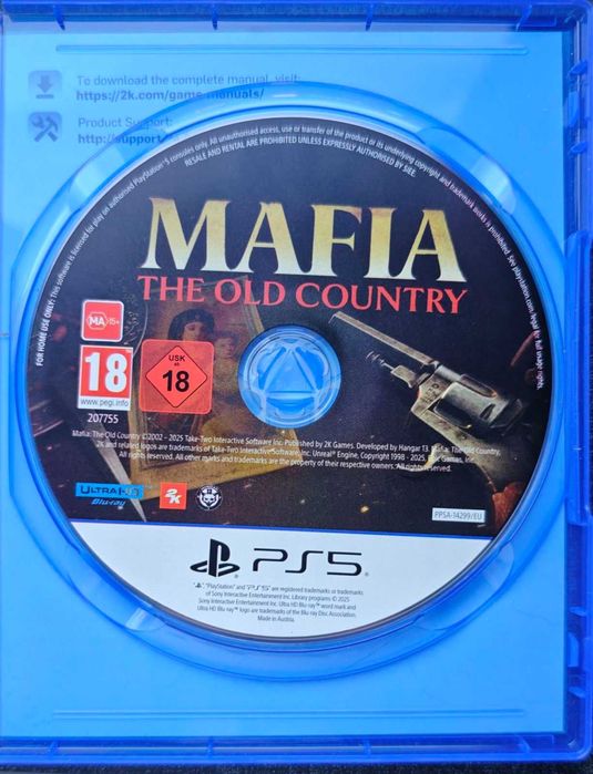 Mafia The Old Country PS5 Sony Playstation 5 PS5