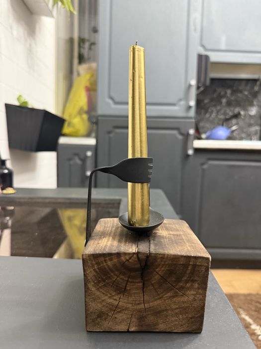 Подсвечник «Вилка&Ложка» - эксклюзивный ручная работа