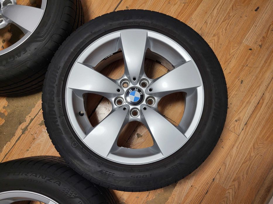 Bmw 17" 5x120 с гуми 225/50/17 оригинални джанти