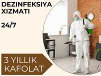 Dezinfeksiya kvartira ofis dom hovli klop klapa tarkan burga клоп блох
