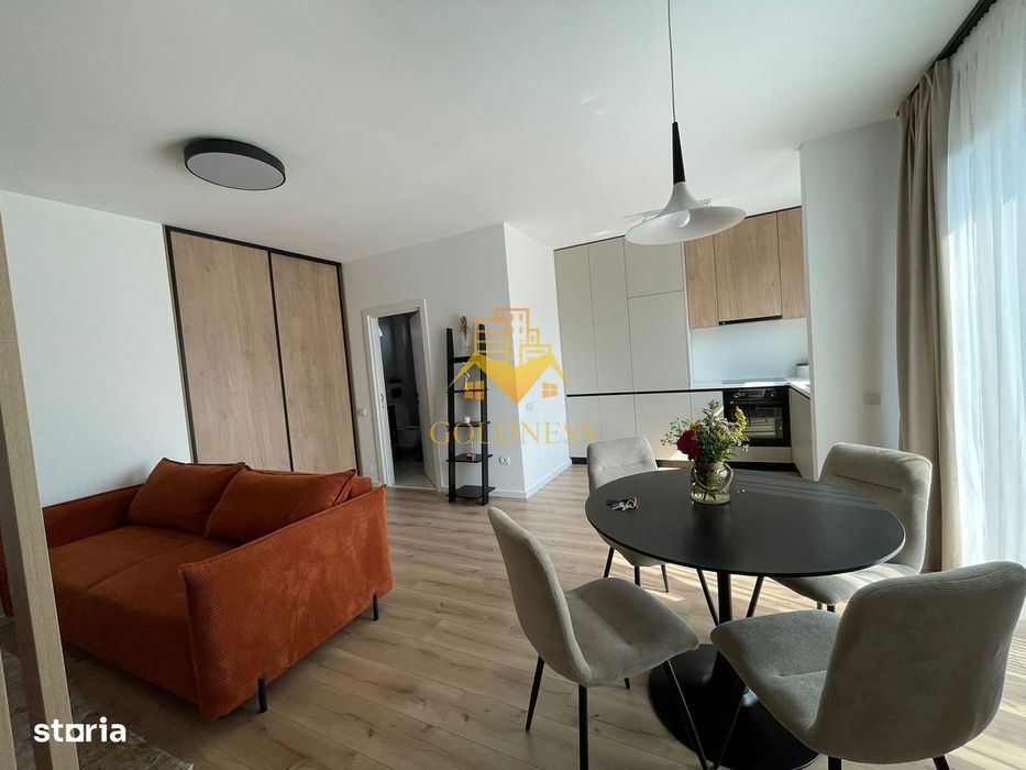 Studio modern, prima închiriere, parcare, terasă, Urușagului, Florești