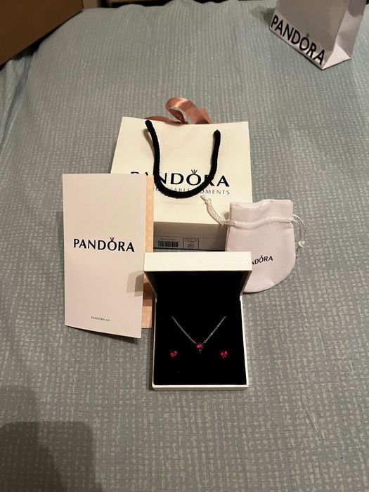 Подарочный набор Пандора «Сверкающее сердце с ореолом»