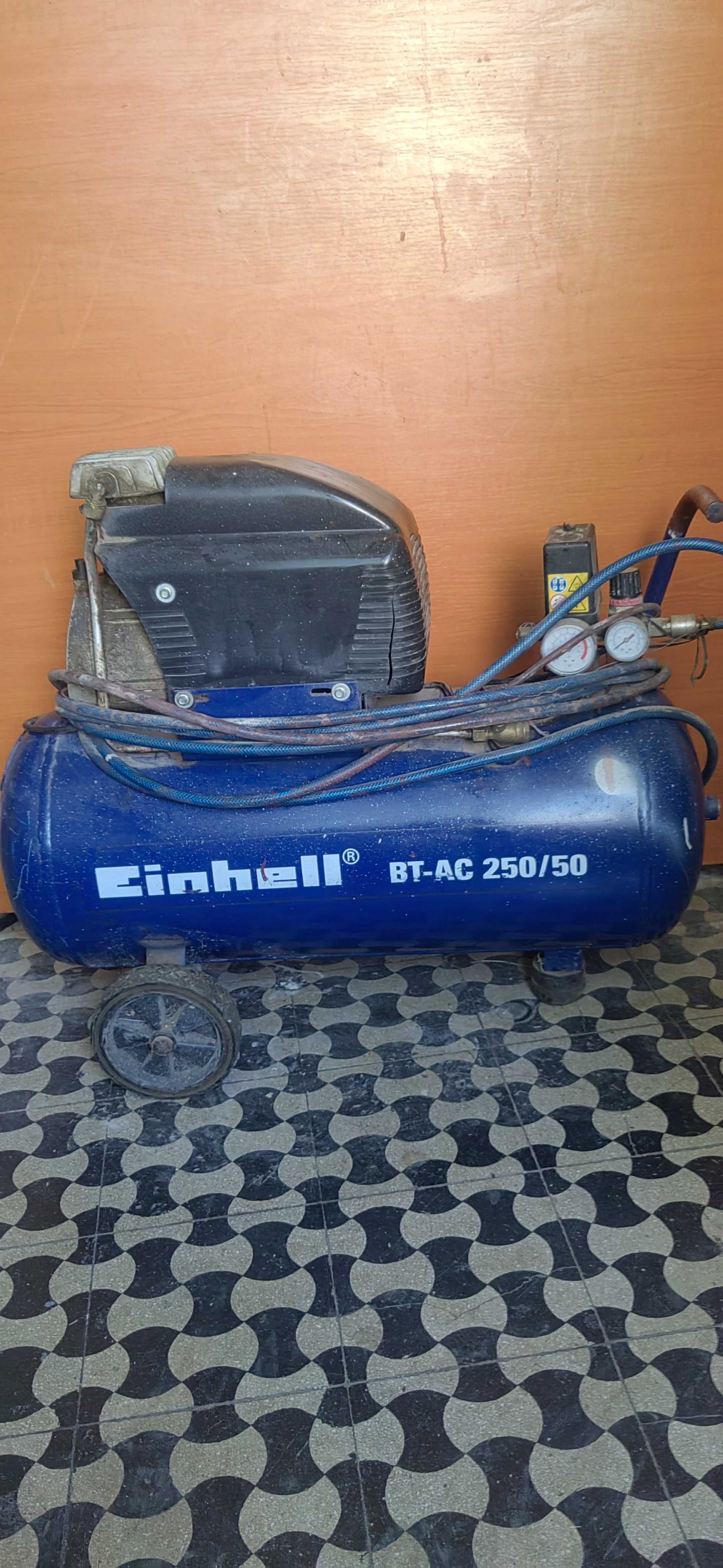 Masina de capsat Lozio Originala 2 posturi  cu compresor Einhell 50 l