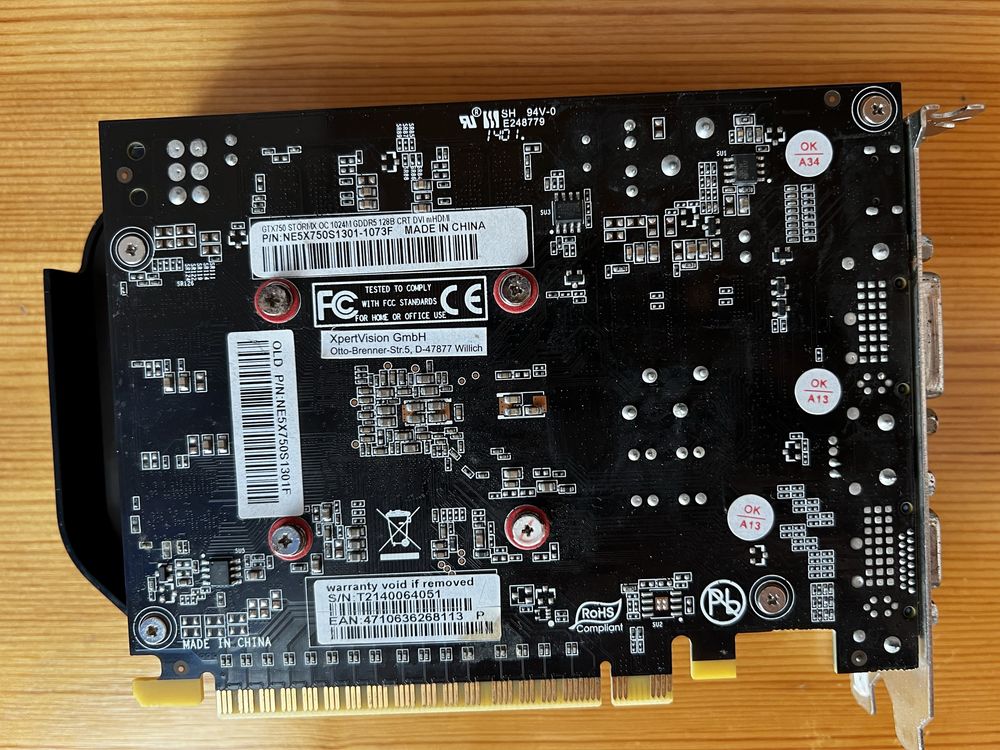 Nvidia Geforce GTX 750 Palit