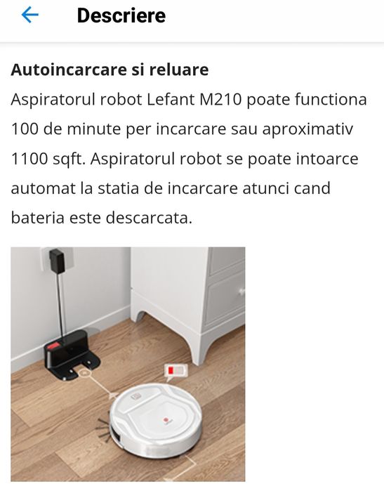 Robot de aspirare Lefant