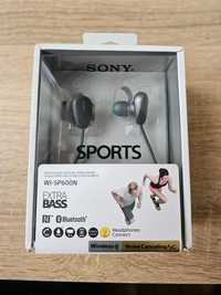 Безжични слушалки Sony WI-SP600N, ANC, микрофон, IPX4, черни
