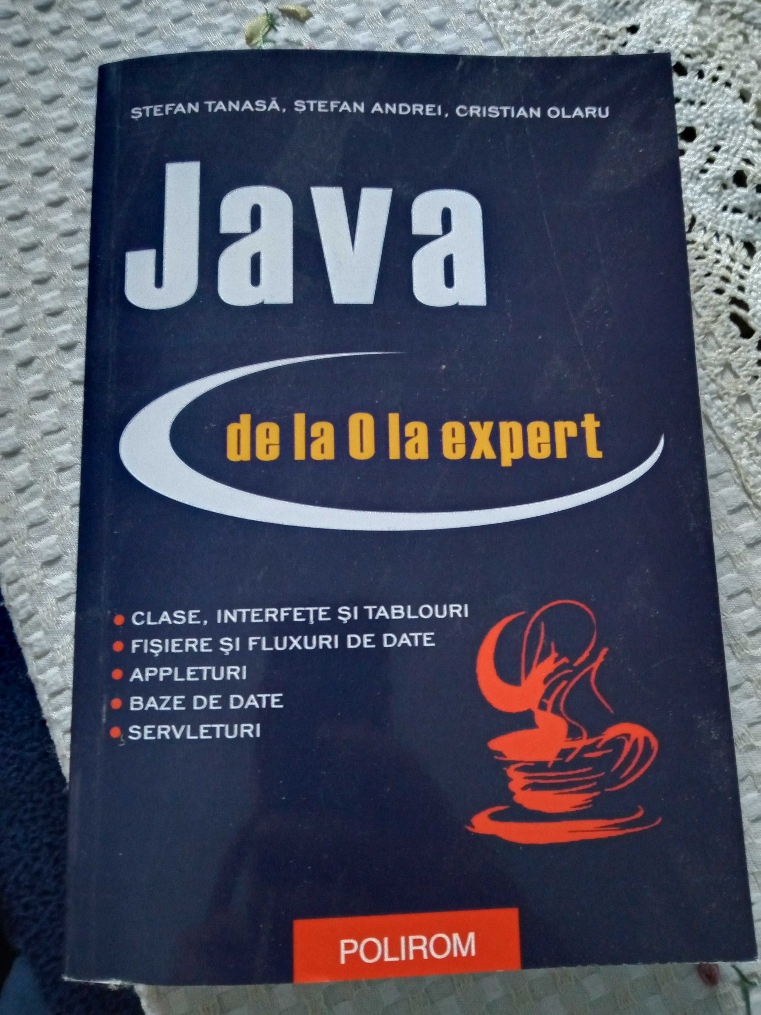 Vând carte Java de la 0 la expert