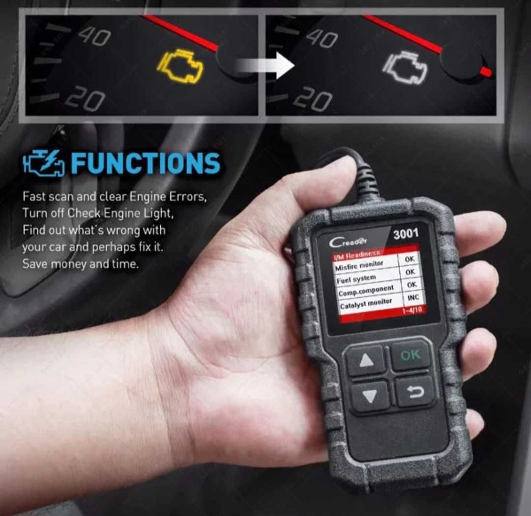 Автомобилна диагностика LAUNCH X431 CR3001 OBD2
