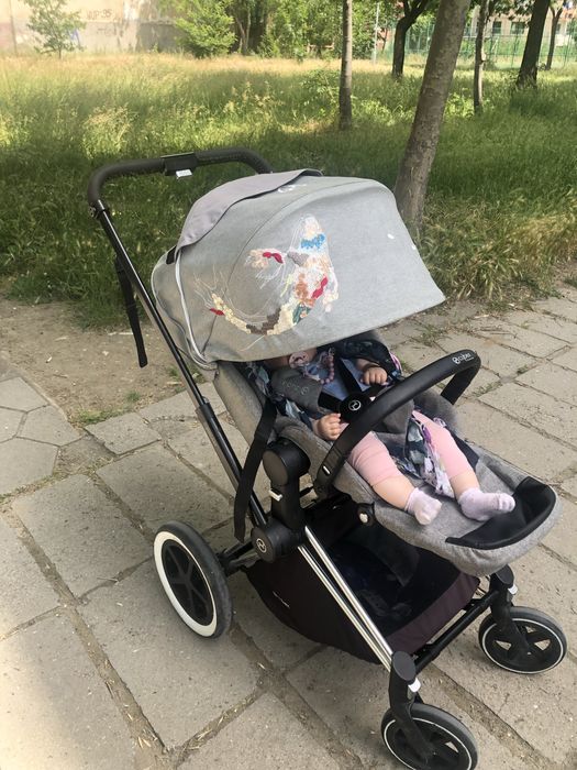 Луксозна количка Cybex Priam Koi – шаси + летен кош