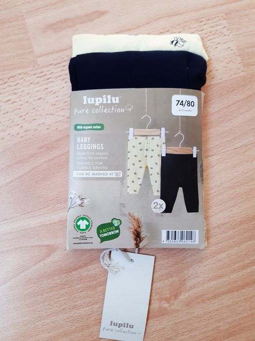 Лот нови бодита и клинчета за момиче, размер 6-12