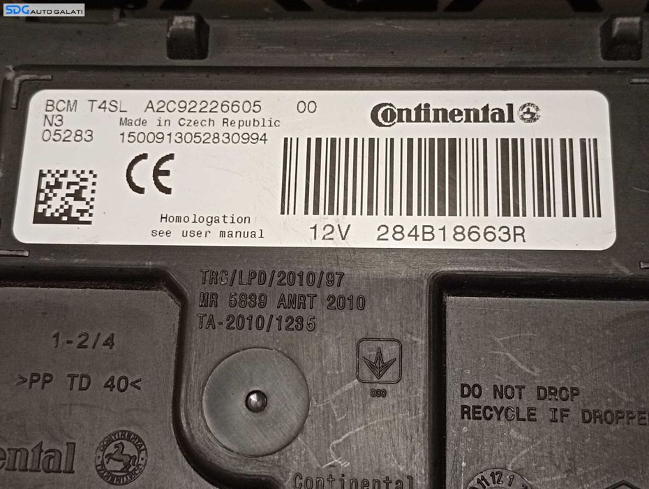 Kit Pornire ECU Calculator Motor Cip Cheie Cititor Cheie FARA Calculator BCM Dacia Logan 2 0.9 TCE 2012 - 2016 Cod 237105499R 285910001R [M5088] [M5090]