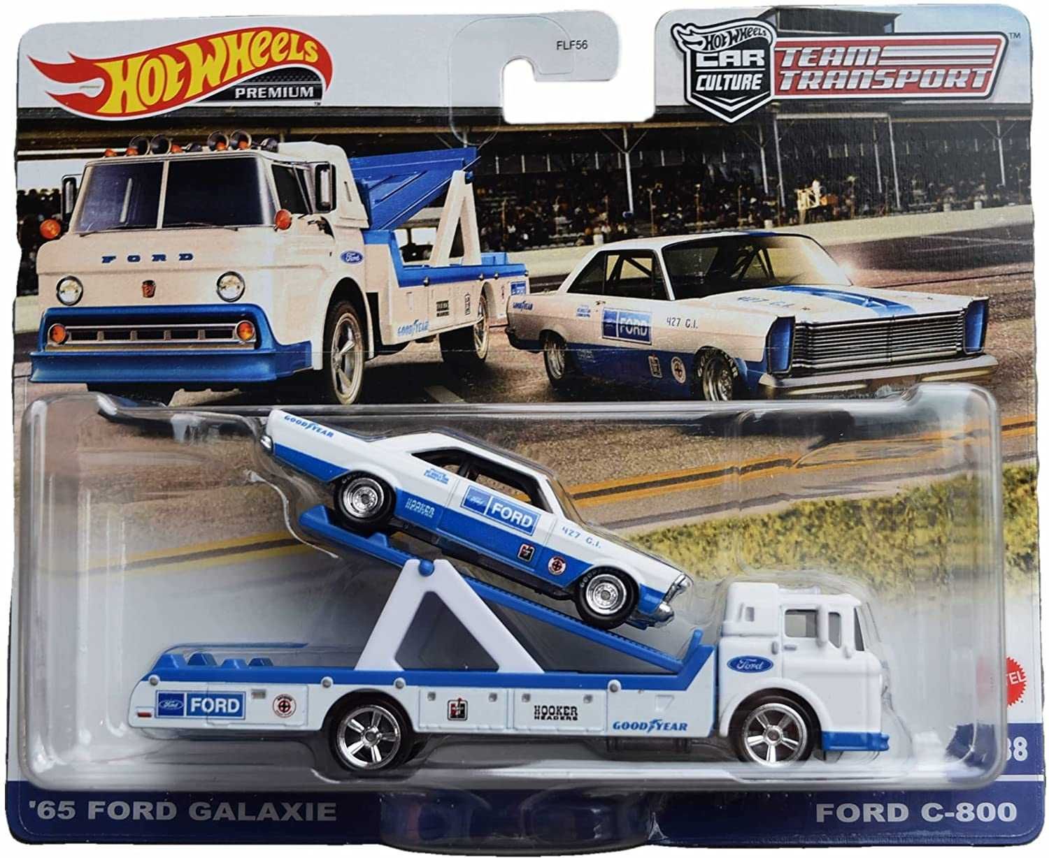 Macheta Hot Wheels Team Transport '65 Ford Galaxie