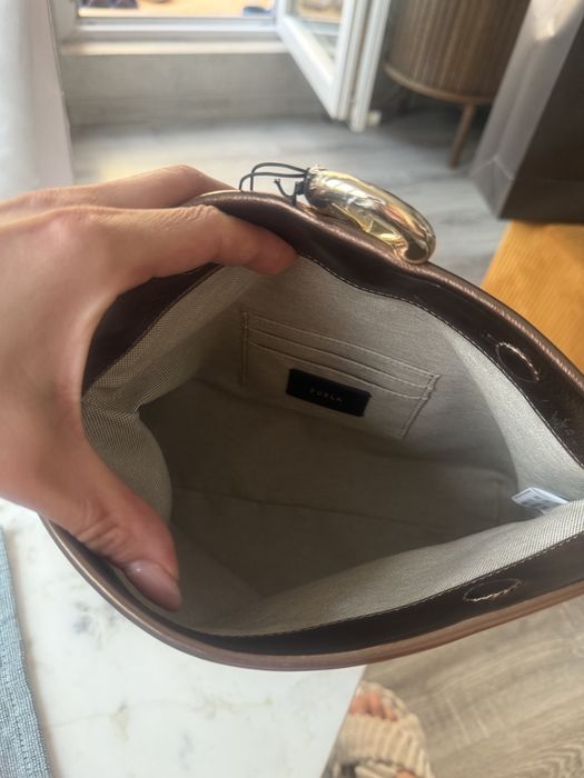 Furla оригинален чисто нов клъч чанта