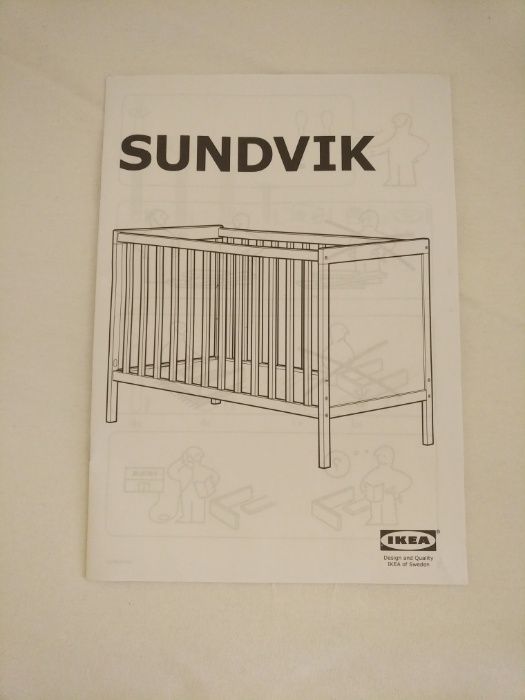 Детско креватче Sundvik + матрак Magniflex + обиколници