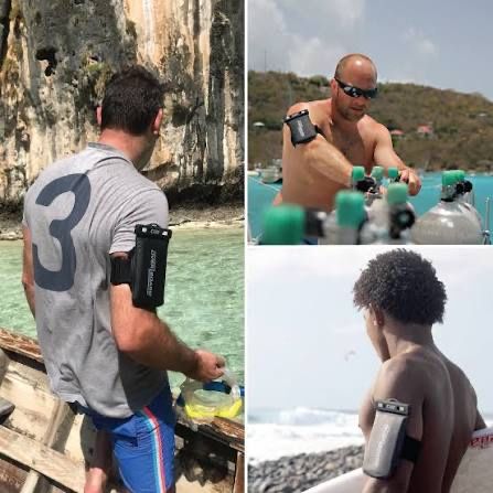 Husa telefon waterproof 6m overboard armband mana alergare sup inot