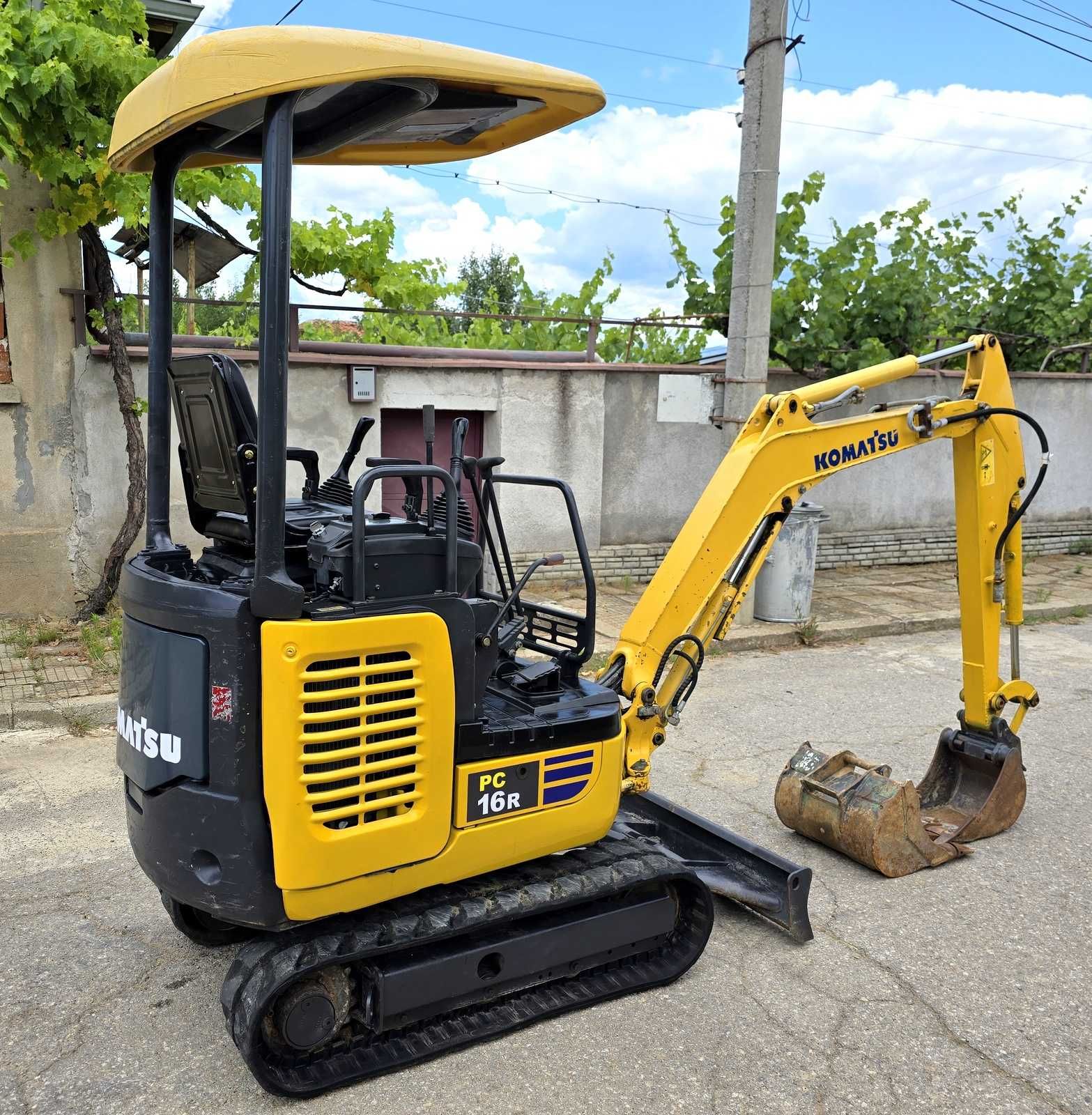 Багер Komatsu PC16R HOB BHOC!!!