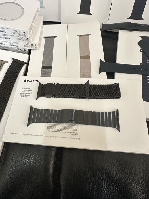 Milanese Natural Titanium Black Titanium Ultra Bracelet Link Stainless
