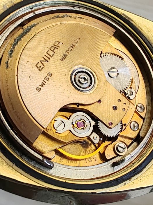 Ceas Enicar Sherpa Star Automatic 38 mm Funcționează impecabil!