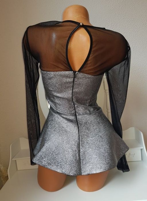 Top argintiu superb masura 36 S 40 lei