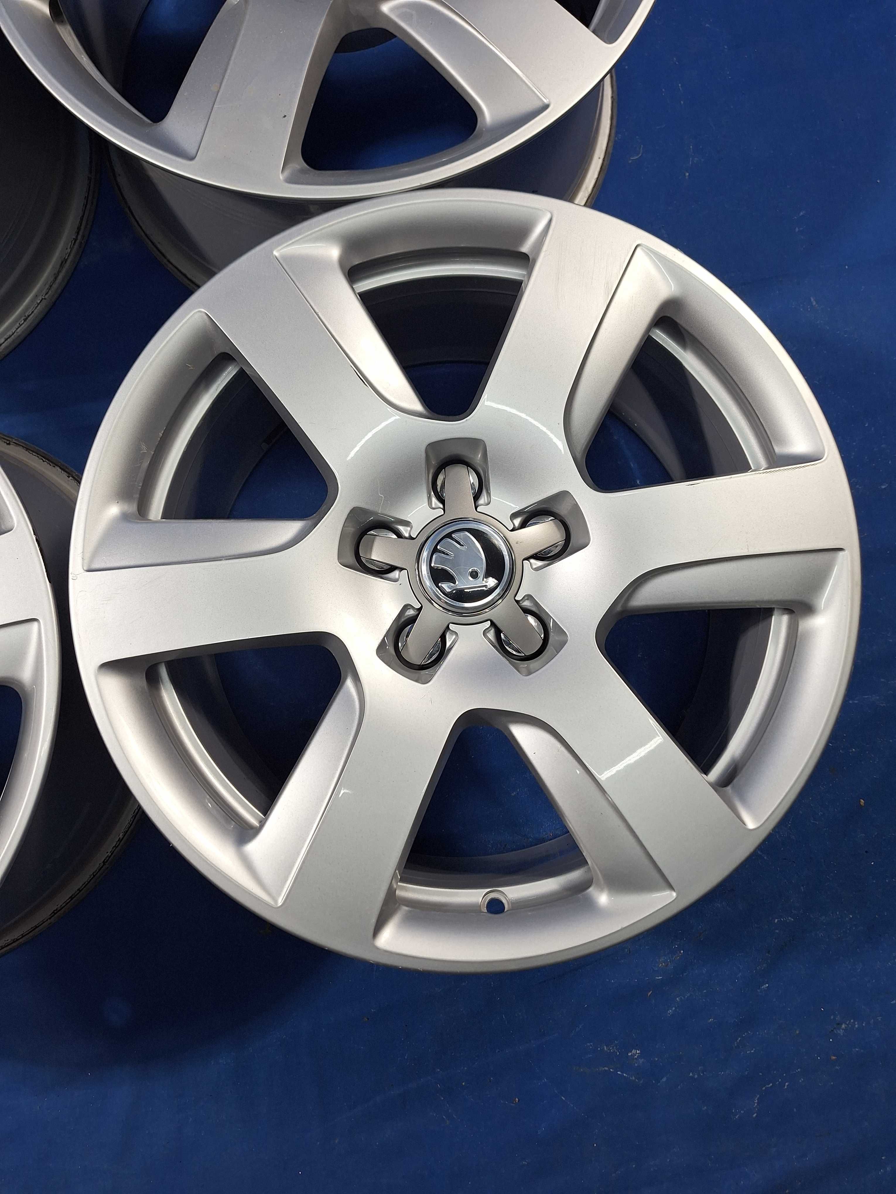 Jante Aliaj 5x112 17'' OEM Skoda Octavia Superb Karoq Kodiaq 8J ET 39