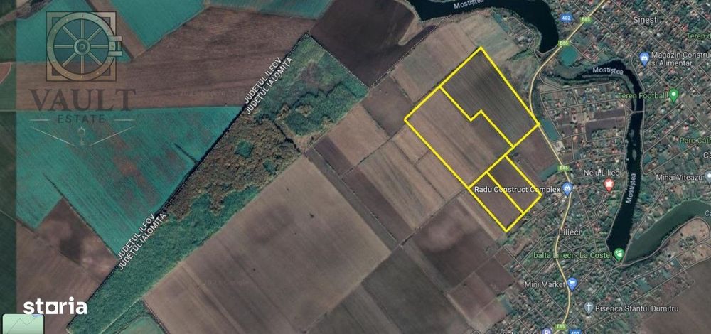 Teren Intravilan 330.000 MP Pretabil Parc Fotovoltaic DN 2 Lilieci